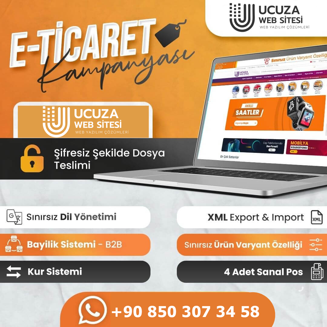 Gate E-Ticaret Yazılımı <br>(Bayi Sistemi b2b + Dil + Kur + Xml)